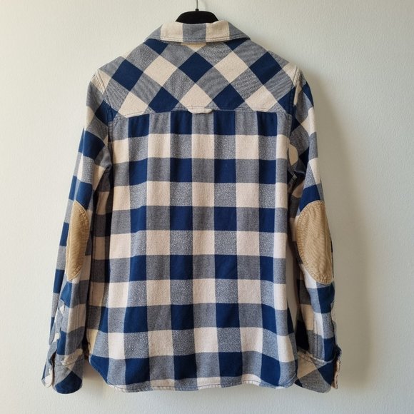 Roots Park Plaid Long Sleeve Shirt Size S - Picture 3 of 11